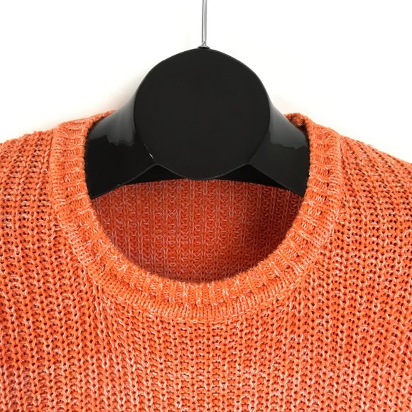 Calvin Klein Colorblock Pullover Sweater Women's XL Crew Neck 100% Cotton Knit - Picture 4 of 9